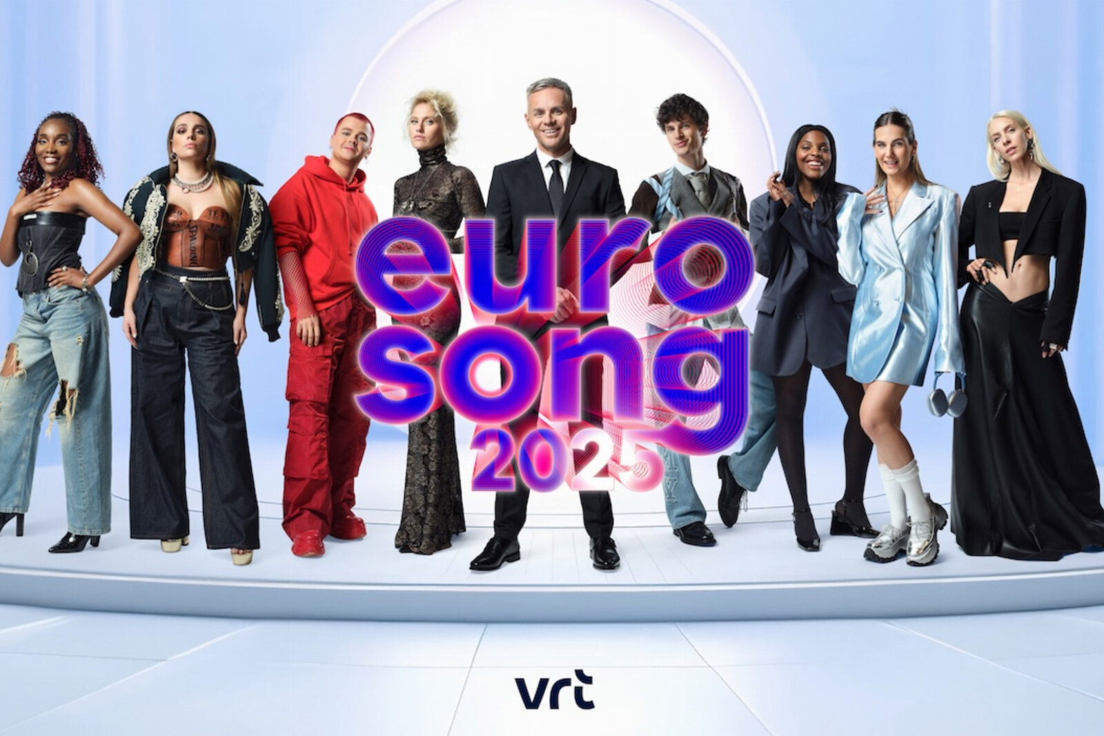 Acht artiesten geven het beste van zichzelf in Eurosong 2025