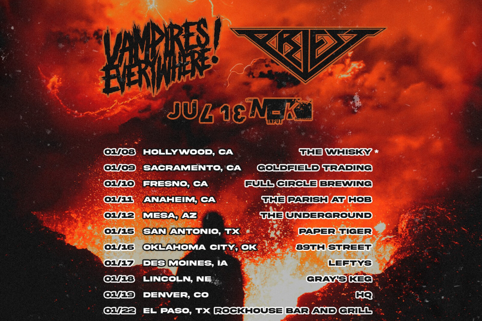 Julien-K Announces New Single, New Band Member, and New Tour Dates for 2025!