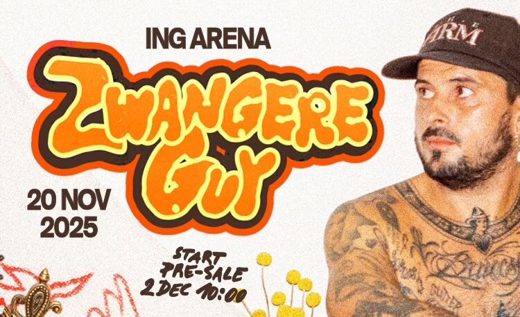 Zwangere Guy speelt op donderdag 20 november 2025 in ING Arena