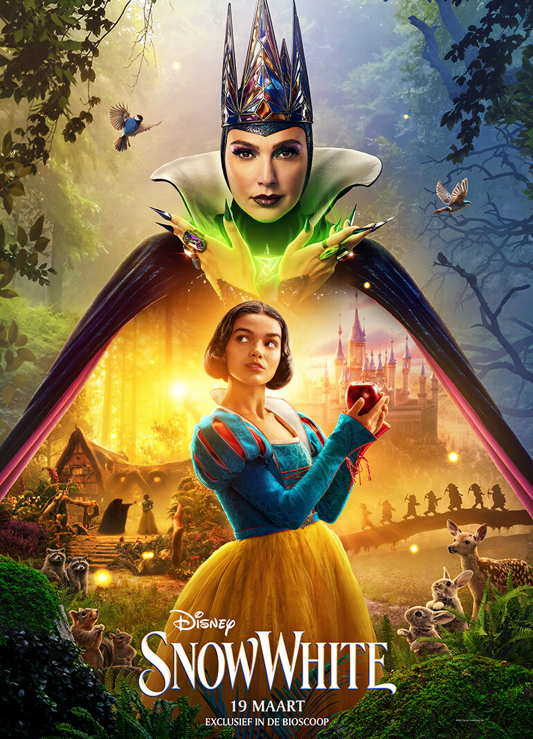 Ontdek nu de nieuwe trailer en poster voor “Snow White”
