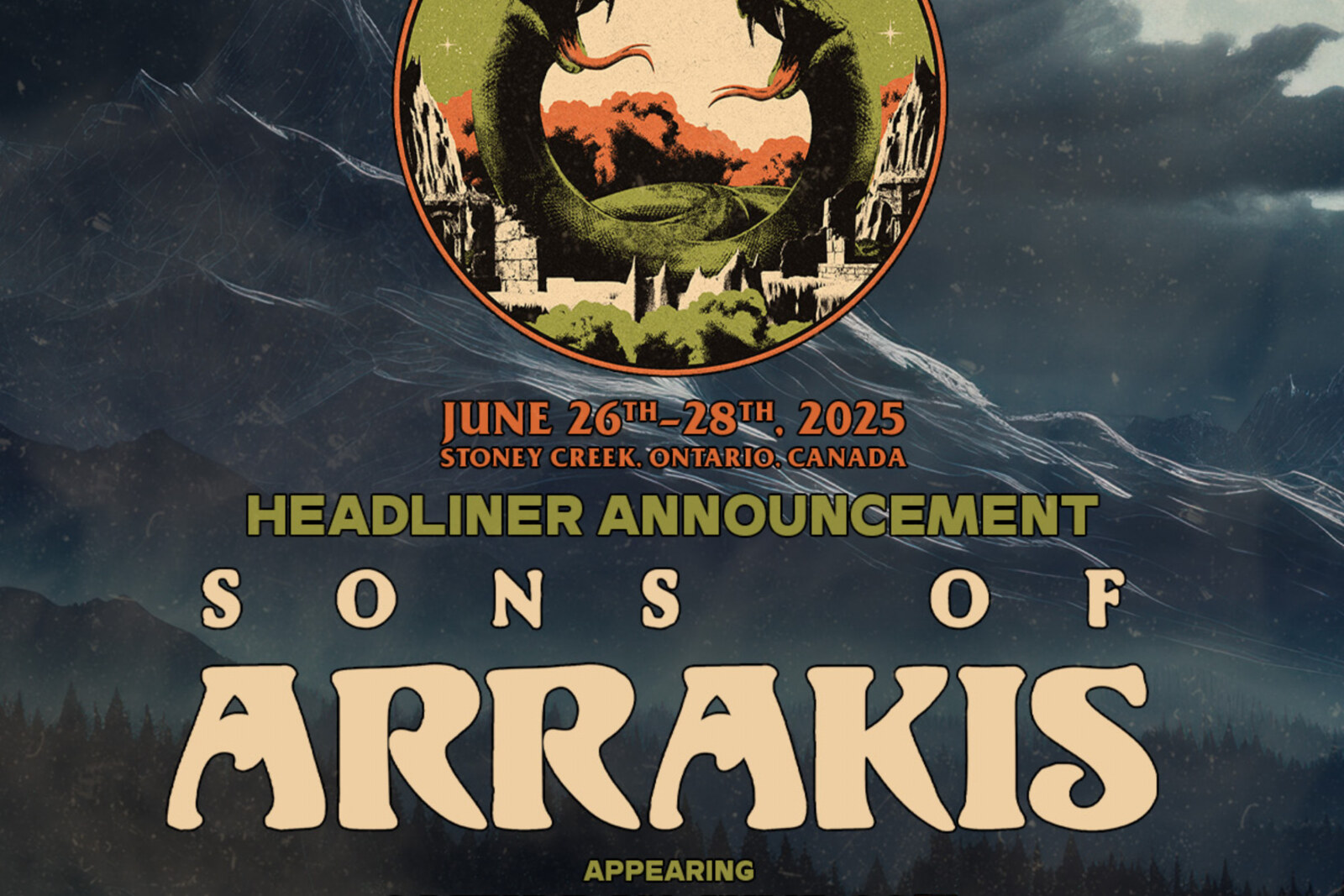 Sons Of Arrakis To Headline Saturday June 28th At Rhune Mountain Fest
