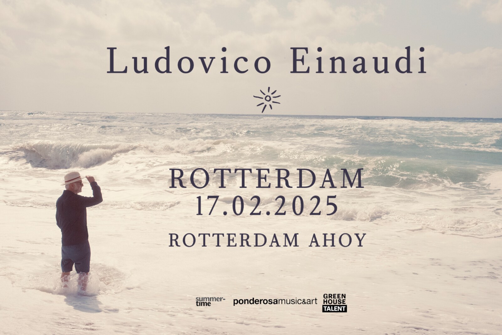 Ludovico Einaudi speelt op 17 februari 2025 naar Rotterdam Ahoy
