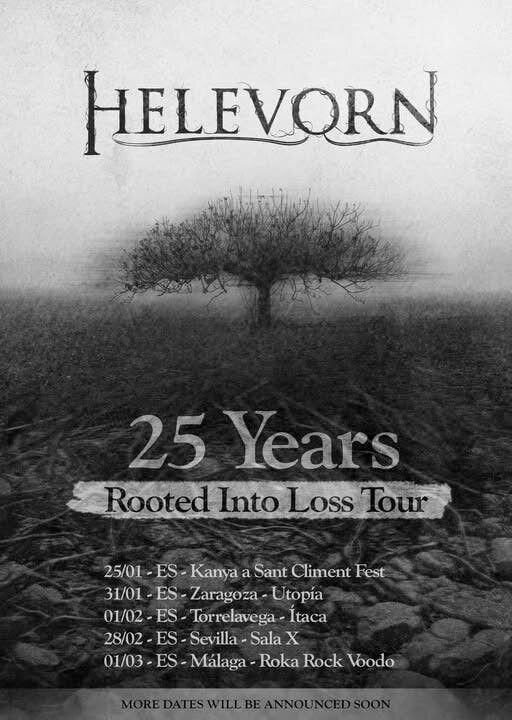 Mallorca Doom Helevorn  Announces "25 Years - Rooted Into Loss Tour"