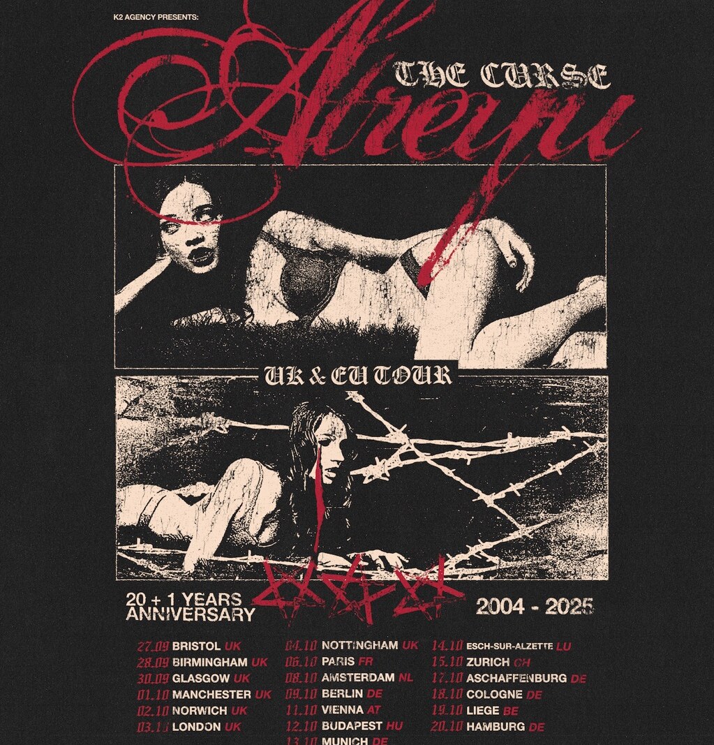 Atreyu Announce 2025 European Anniversary Tour For Iconic Album 'The Curse' || Celebrating Two Decades Of Metalcore Brilliance With UK And EU Fans