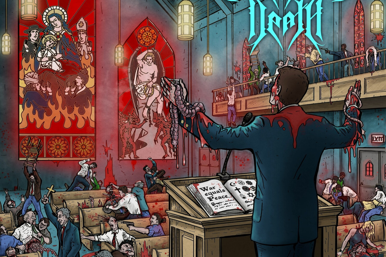 Celestial Death: No Clean Singing Premieres Debut Single "Anti-Preacher"