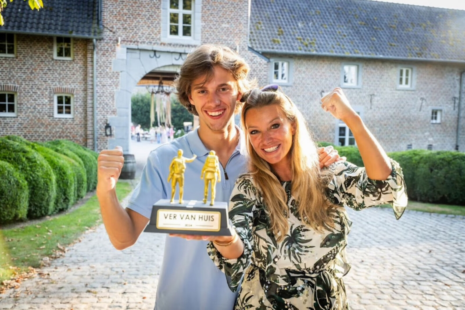 Véronique De Kock en Sébastien winnen de race in Ver Van Huis