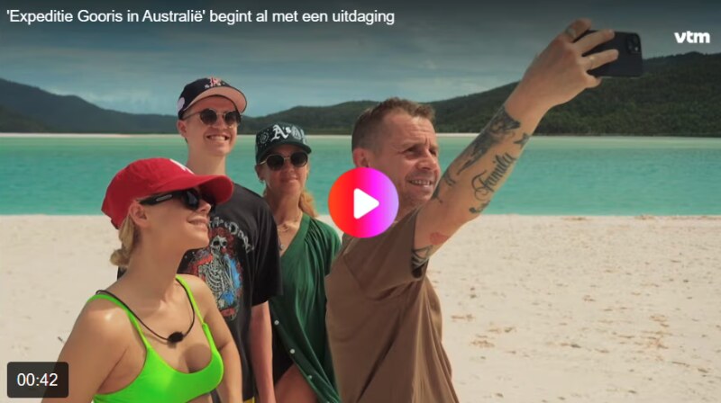 De eerste beelden van ‘Expeditie Gooris in Australië’: Sam zijn zin voor avontuur smelt als sneeuw voor de Australische zon