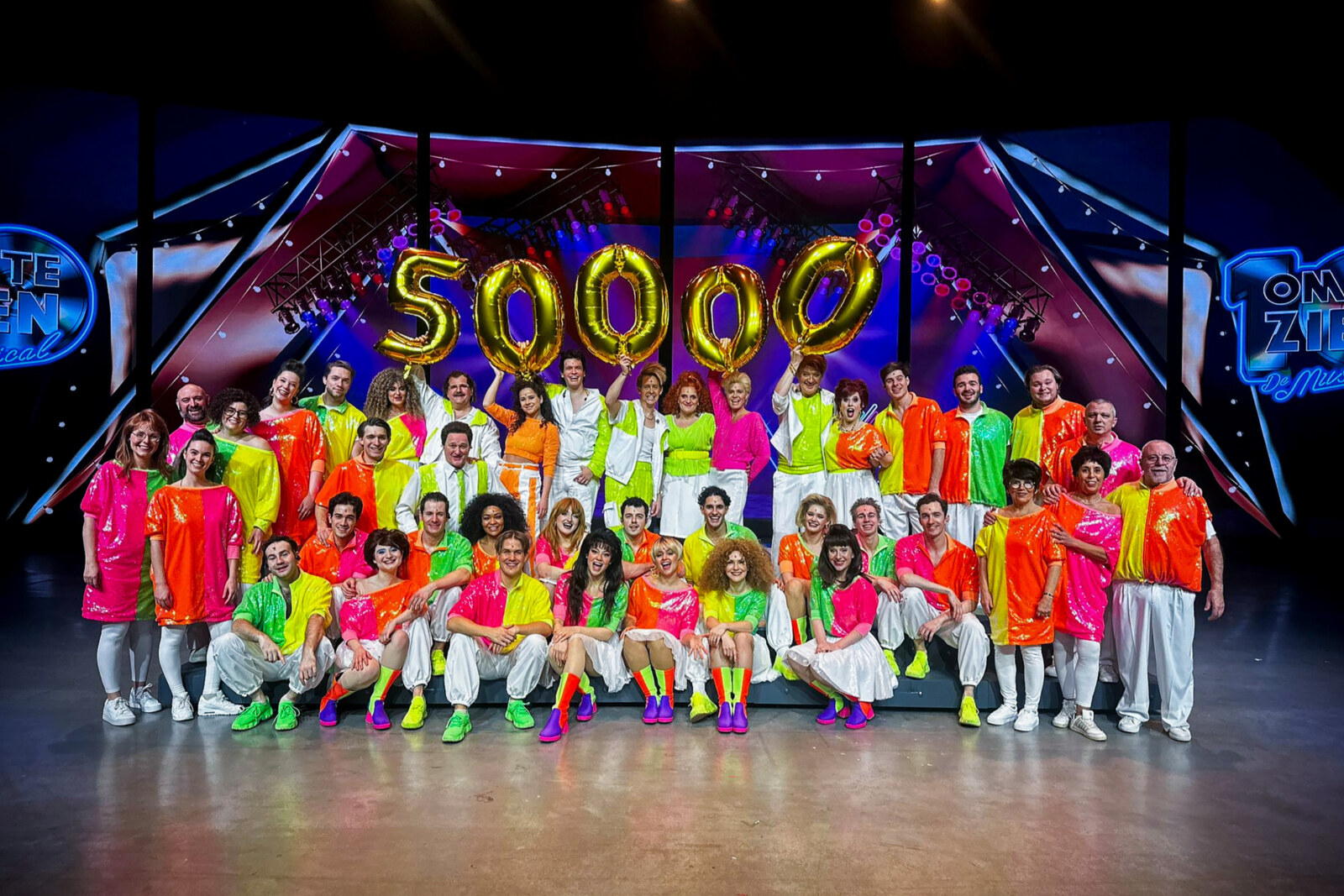 Al 50.000 tickets voor Tien Om Te Zien, De Musical