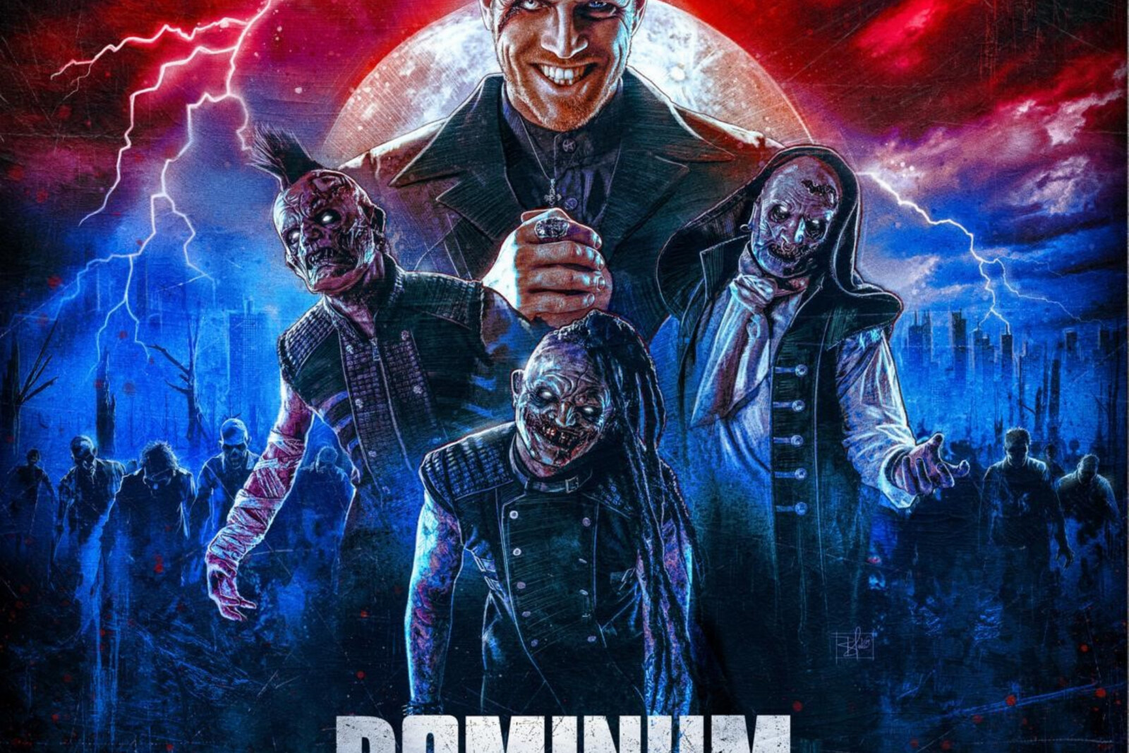 Zombie Metal Sensation DOMINUM Drops New Single “Don't Get Bitten By The Wrong Ones” + Video!