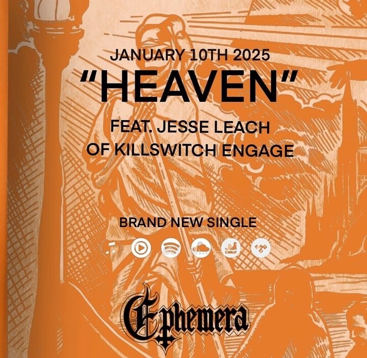 Ephemera prepare to reveal new video 'Heaven', featuring Jesse Leach of Killswitch Engage!