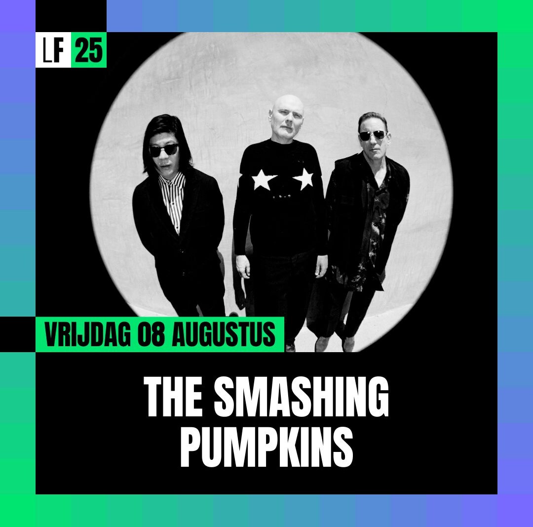 The Smashing Pumpkins spelen op vrijdag 8 augustus op de Lokerse Feesten