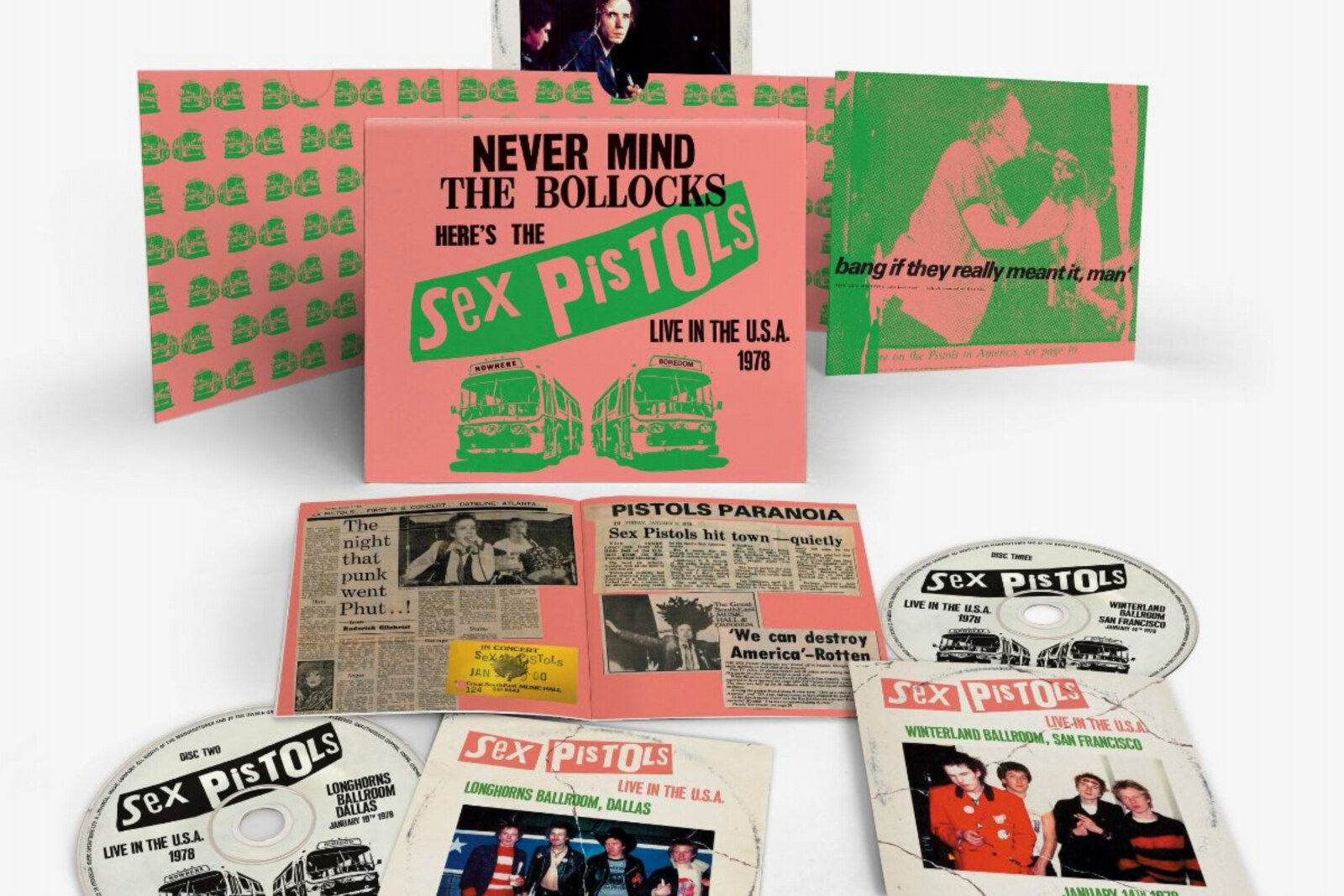 Sex Pistols To Release Three New Albums 'Live In The USA 1978'
