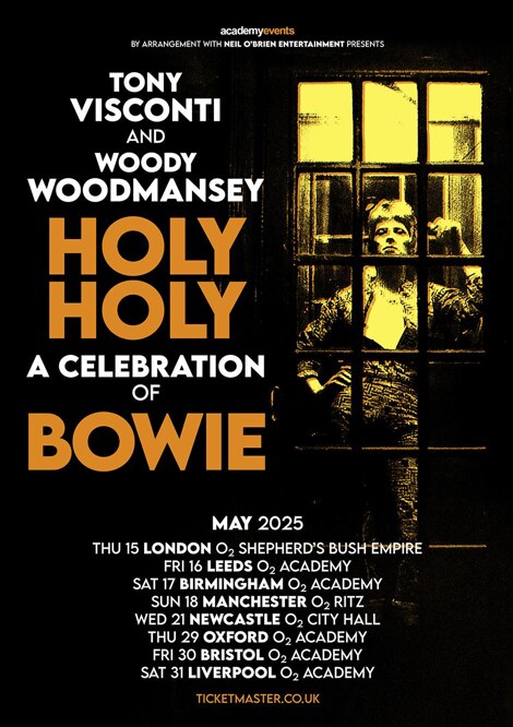 Holy Holy Announce UK dates for 'A Celebration of David Bowie'