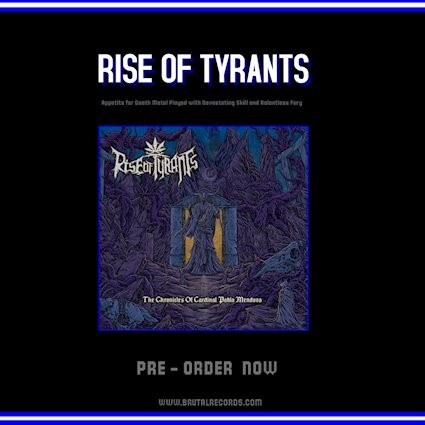 Italy's masters of metal destruction, Rise of Tyrants.