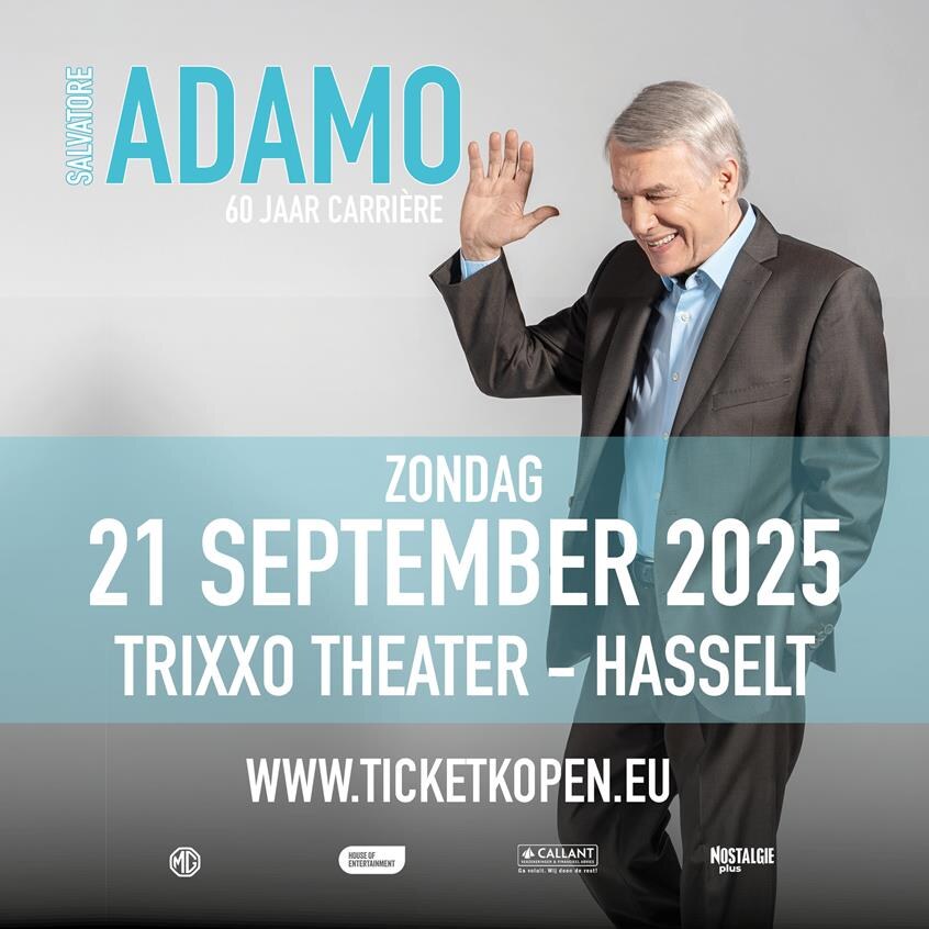 Salvatore Adamo komt met jubileumconcert ook naar Hasselt