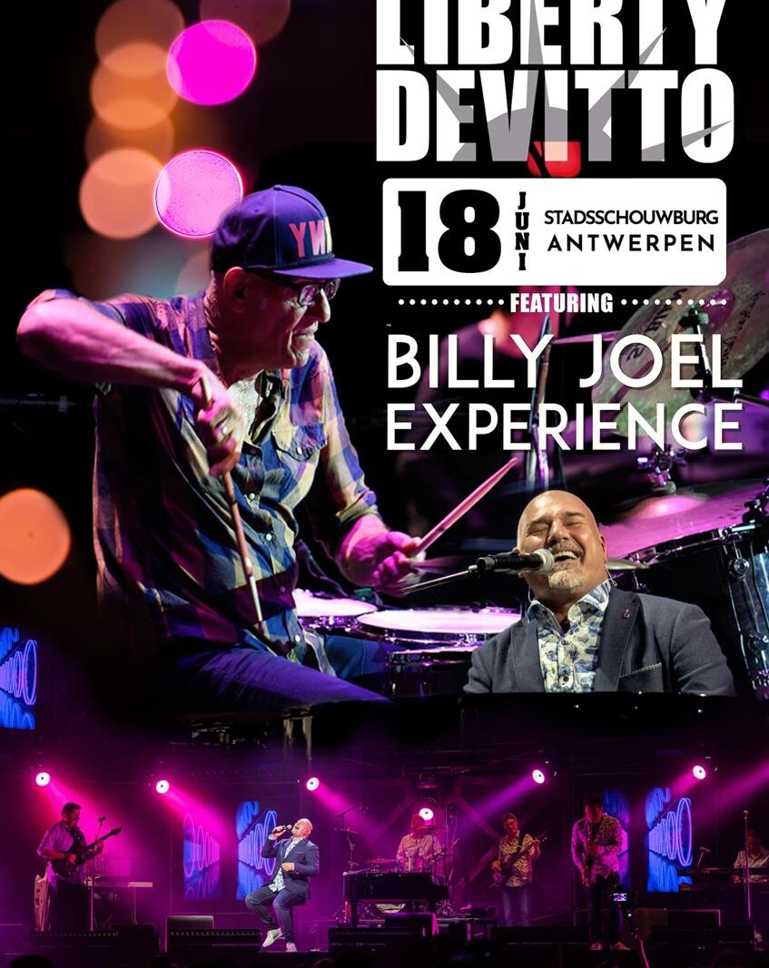 Legendarische drummer Liberty DeVitto concerteert met The Billy Joel Experience in Antwerpen