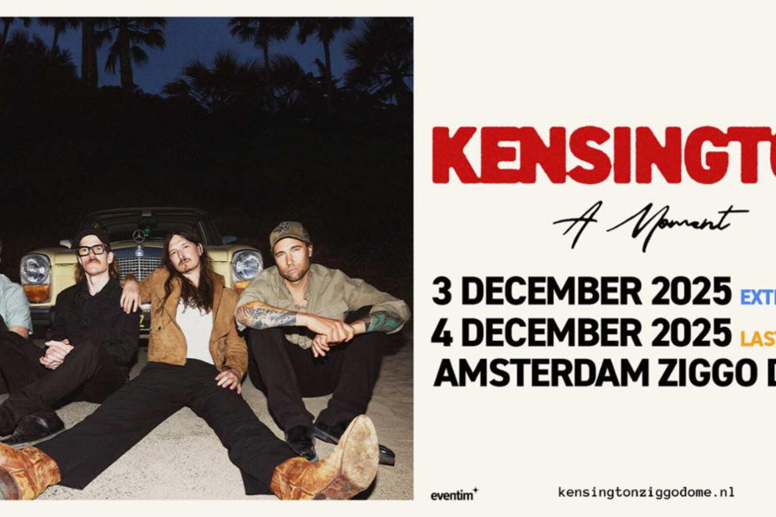 Kensington kondigt extra showdatum aan in de Ziggo Dome op 3 december 2025