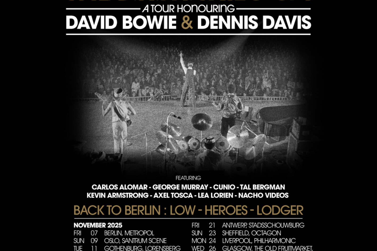 Bowie’s 'Berlin Trilogy' Musicians Reform For 16-Date Tour