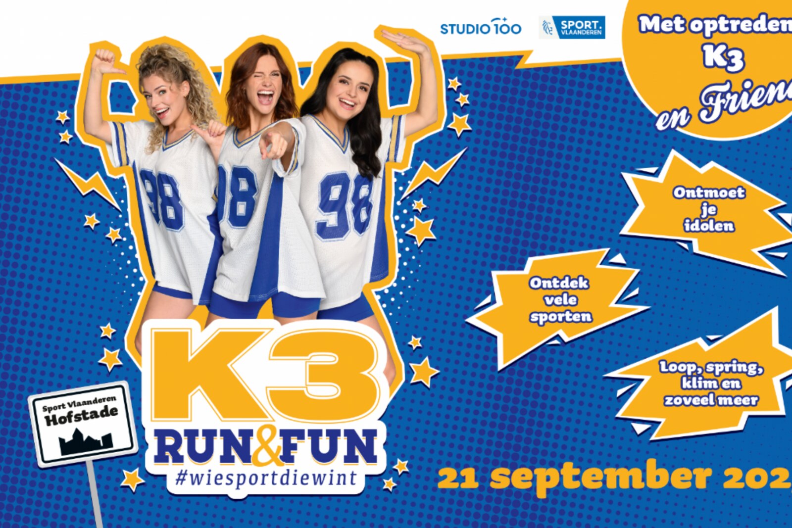 K3 RUN&FUN viert feestelijke jubileumeditie: lopen, lachen en beleven op 21 september!