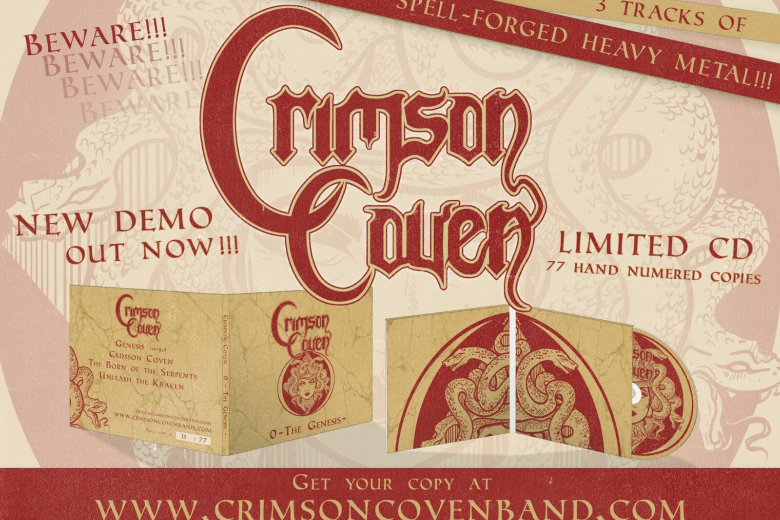 Crimson Coven unleash their debut demo!
