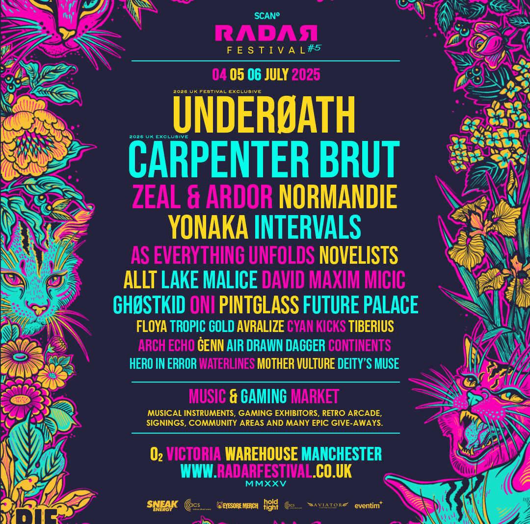 RADAR Festival announces second headliner, UNDERØATH; plus Yonaka and eleven more bands