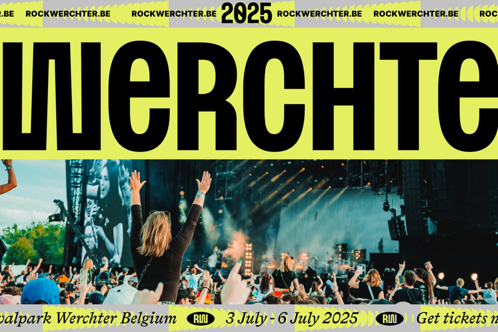 Ontdek de nieuwe namen voor Rock Werchter 2025!