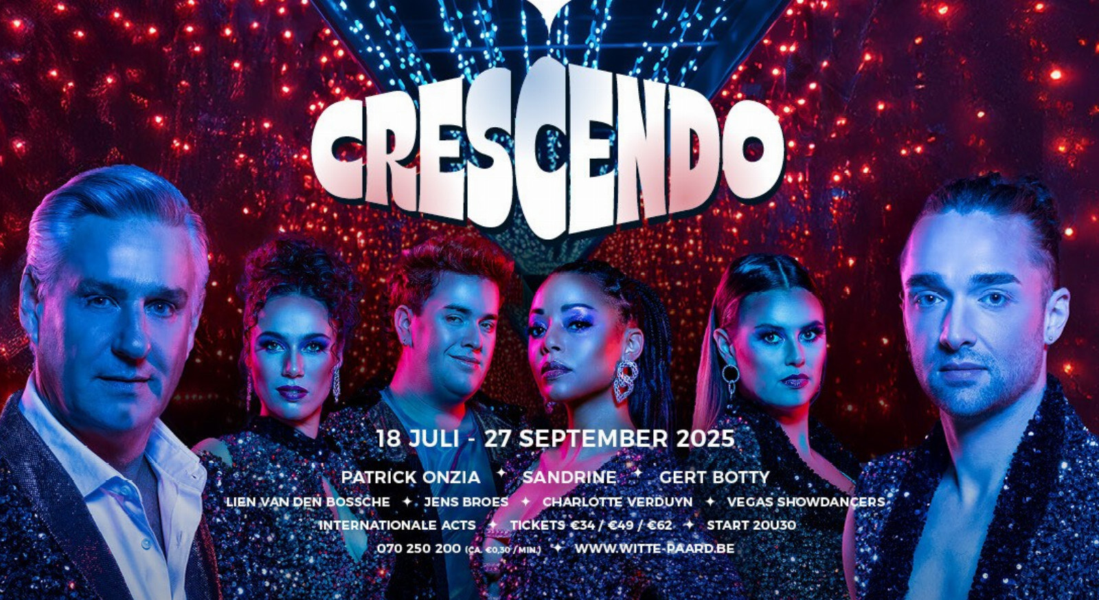 Vaste waarden en frisse gezichten in cast van zomershow ‘CRESCENDO’ in Het Witte Paard