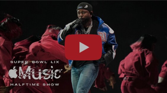 Kendrick Lamar schrijft geschiedenis met zijn Super Bowl Halftime Show!