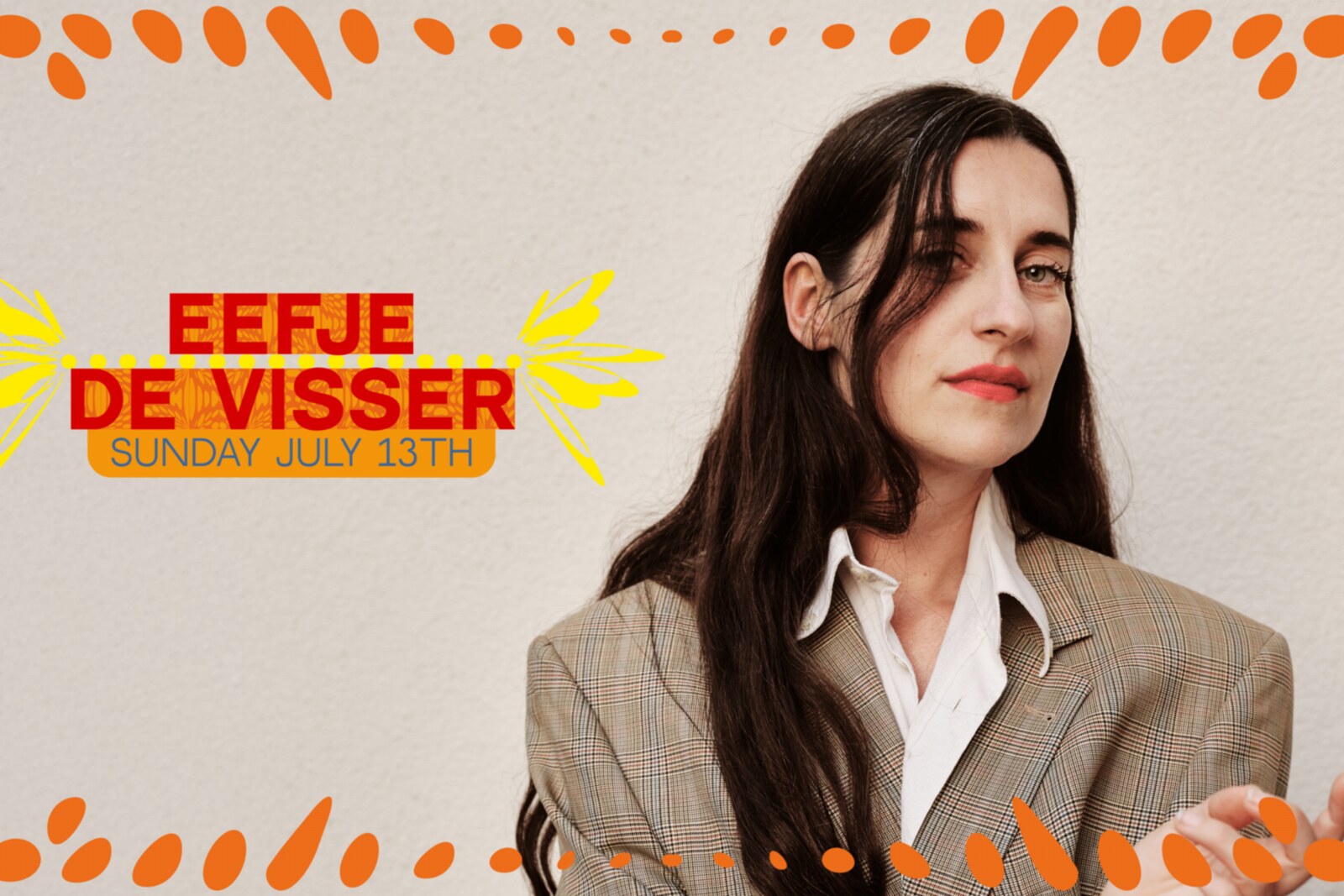 Ook Eefje de Visser, Bolis Pupul, King Hannah en Minyo Crusaders op Cactusfestival