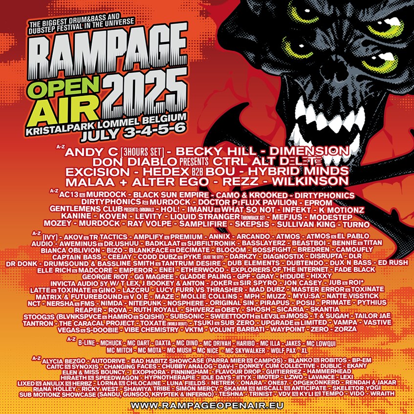 Rampage Open Air 2025 dropt full line-up en is op weg naar recordeditie