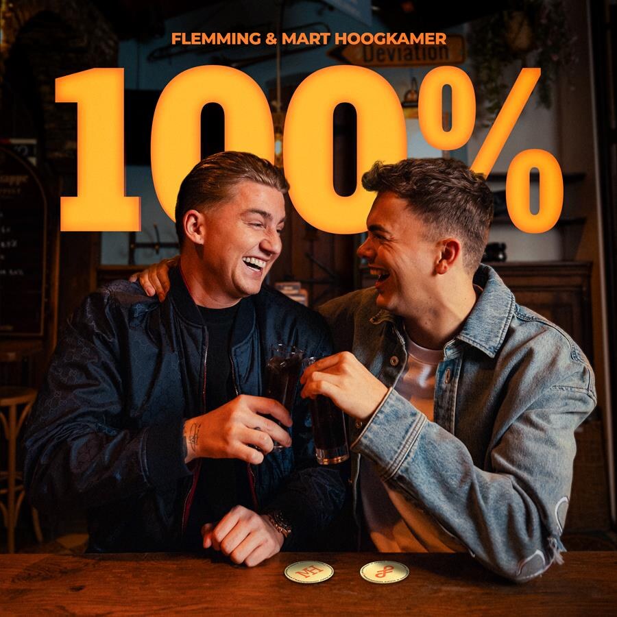 FLEMMING en Mart Hoogkamer slaan de handen in elkaar voor feestelijke single ‘100%’