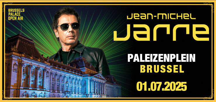 Jean-Michel Jarrre komt op 1 juli naar het Paleizenplein in Brussel voor een uniek openluchtconcert!