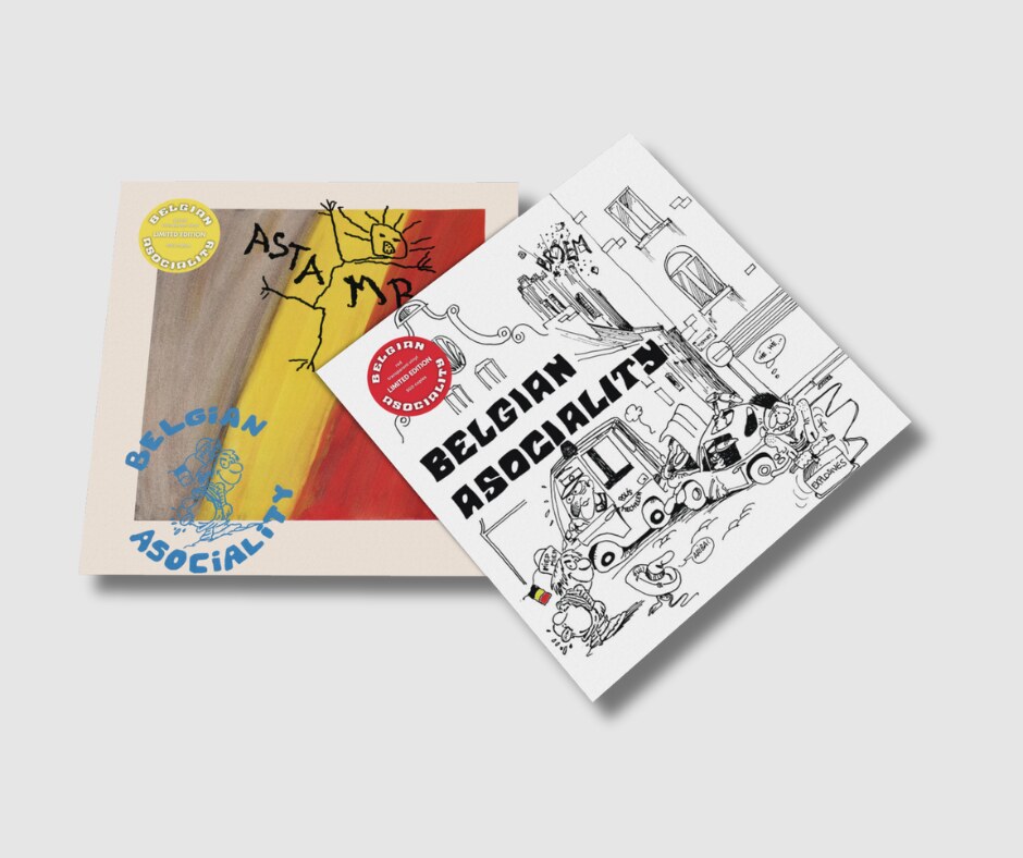 BLP Records brengt de eerste twee albums van Belgian Asociality opnieuw uit op vinyl.