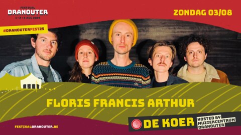  Line-up De Koer (hosted by Muziekcentrum Dranouter) bekend: Venus In Flames, Floris Francis Arthur, Bargainatt, Marieke Van Ransbeeck solo