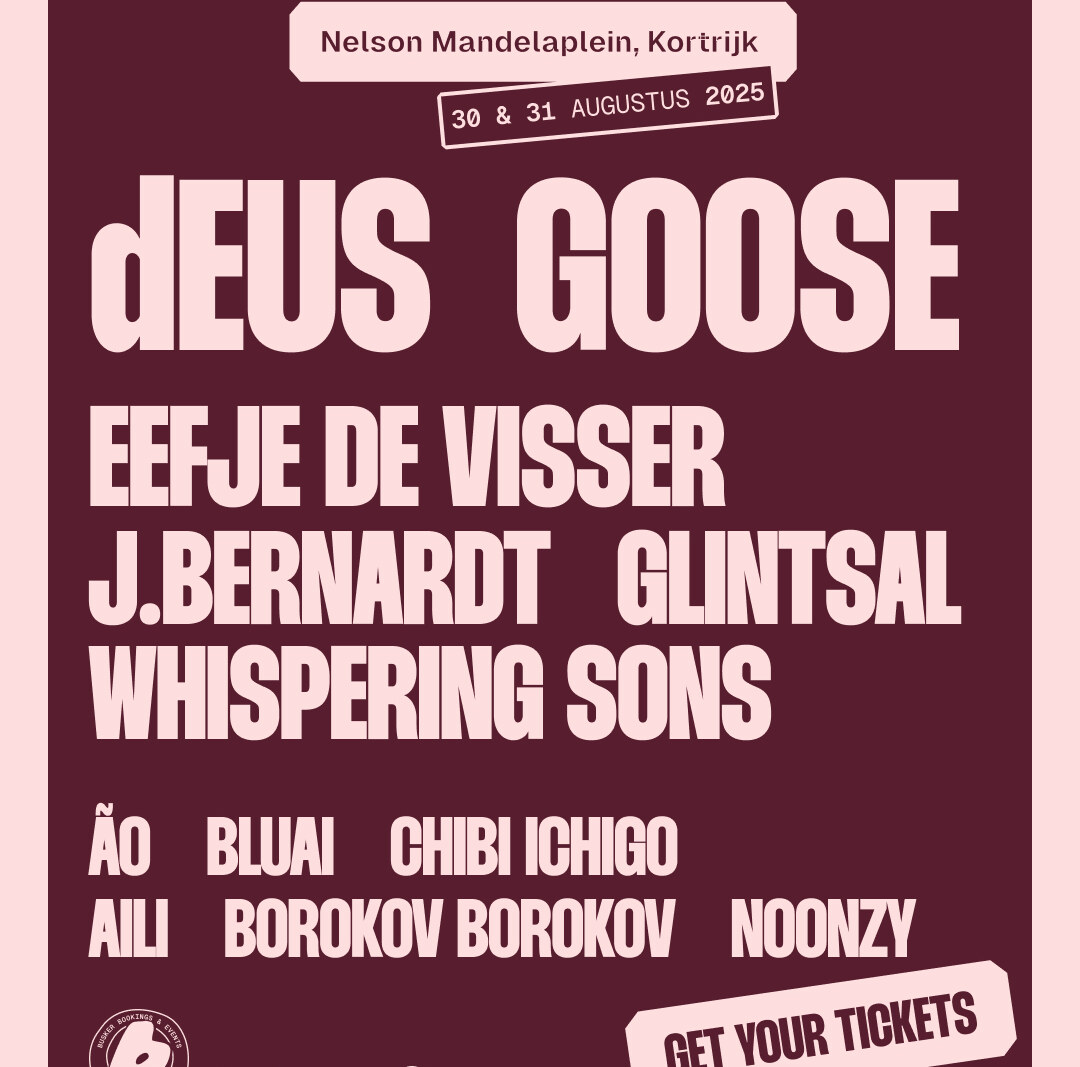 Affiche event op Kortrijkse Nelson Mandelaplein is compleet