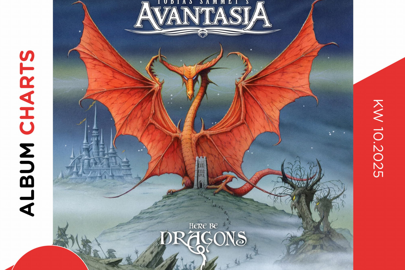 Avantasia  Hits #1 on Official German Album Charts!