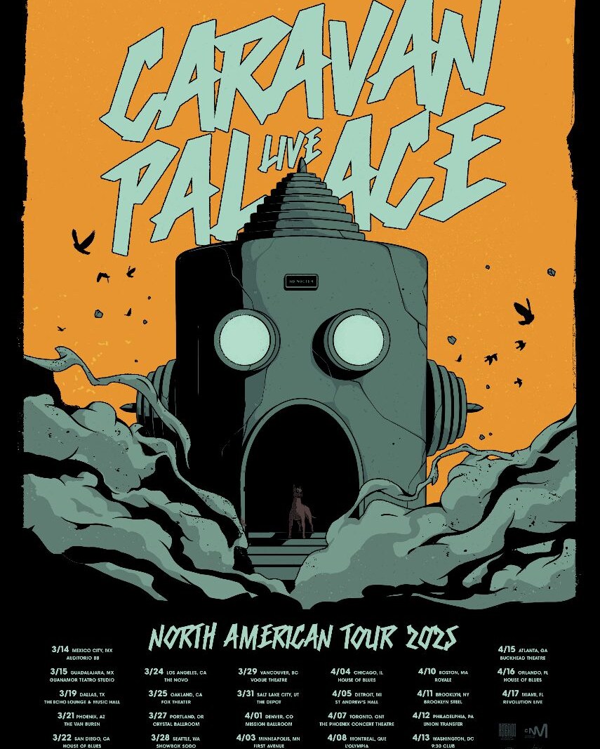 The Parisian trio Caravan Palace will head out on their 24-date North American tour