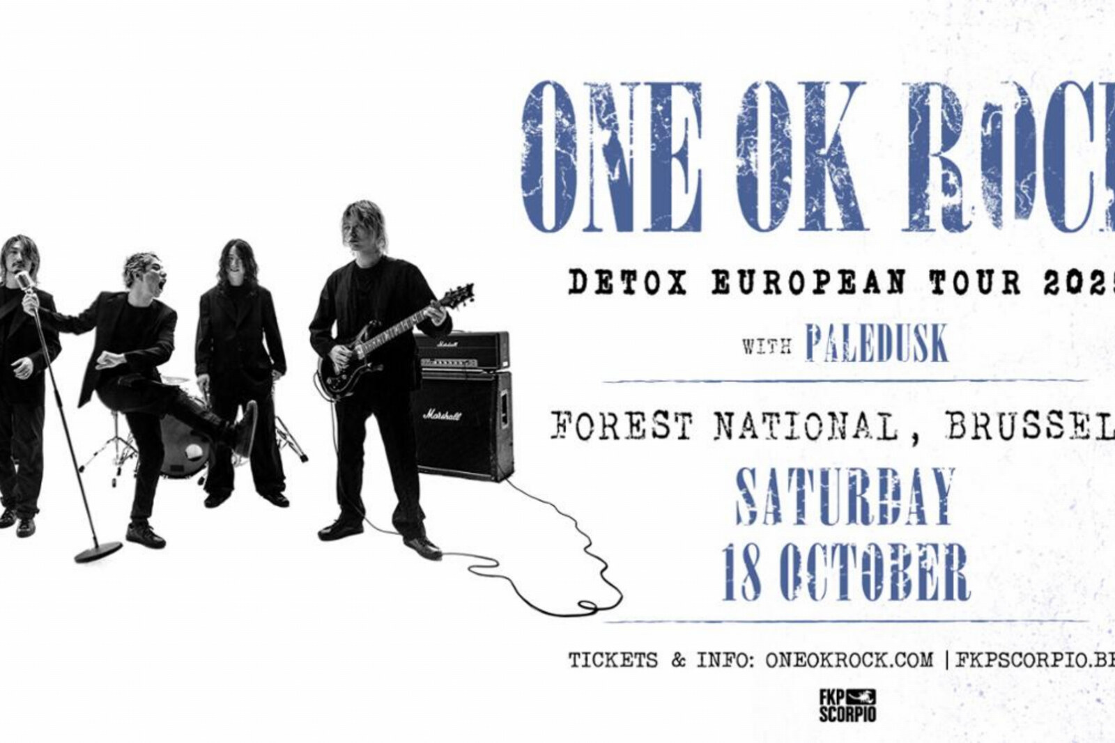 ONE OK ROCK live in Brussel – exclusief concert op 18 oktober in Vorst Nationaal