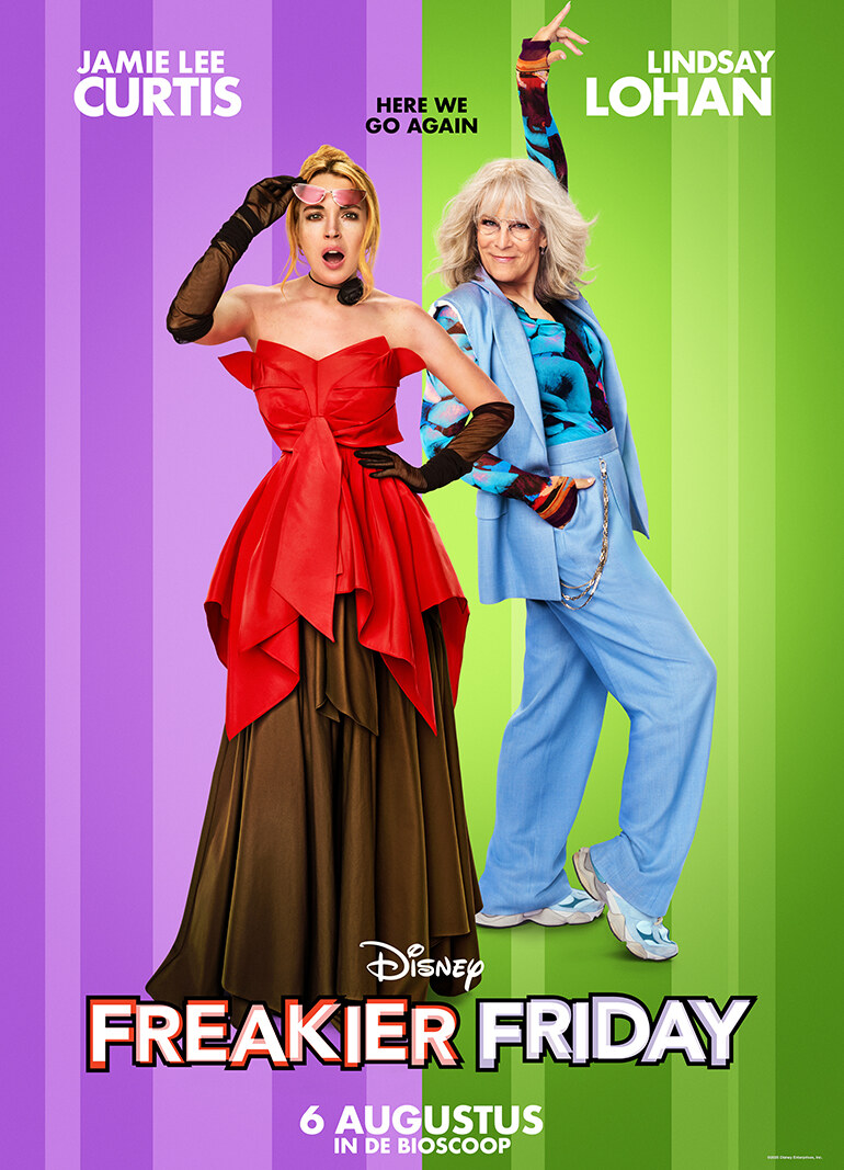 Ontdek nu de nieuwe trailer en poster voor “Freakier Friday”