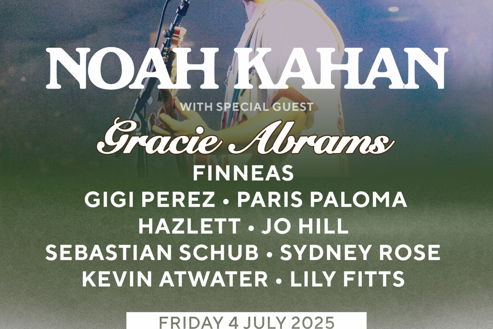 BST Hyde Park announces first wave of support acts for Noah Kahan