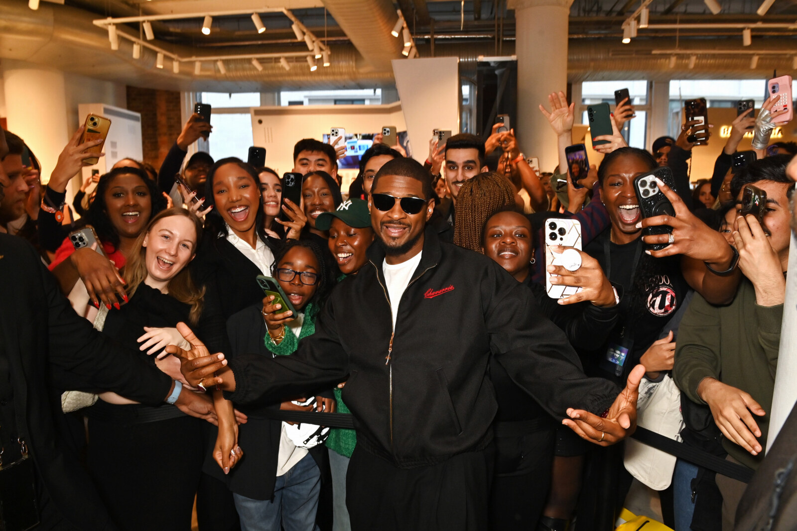 Usher unveils his exclusive tour merch pop-up at Selfridges London