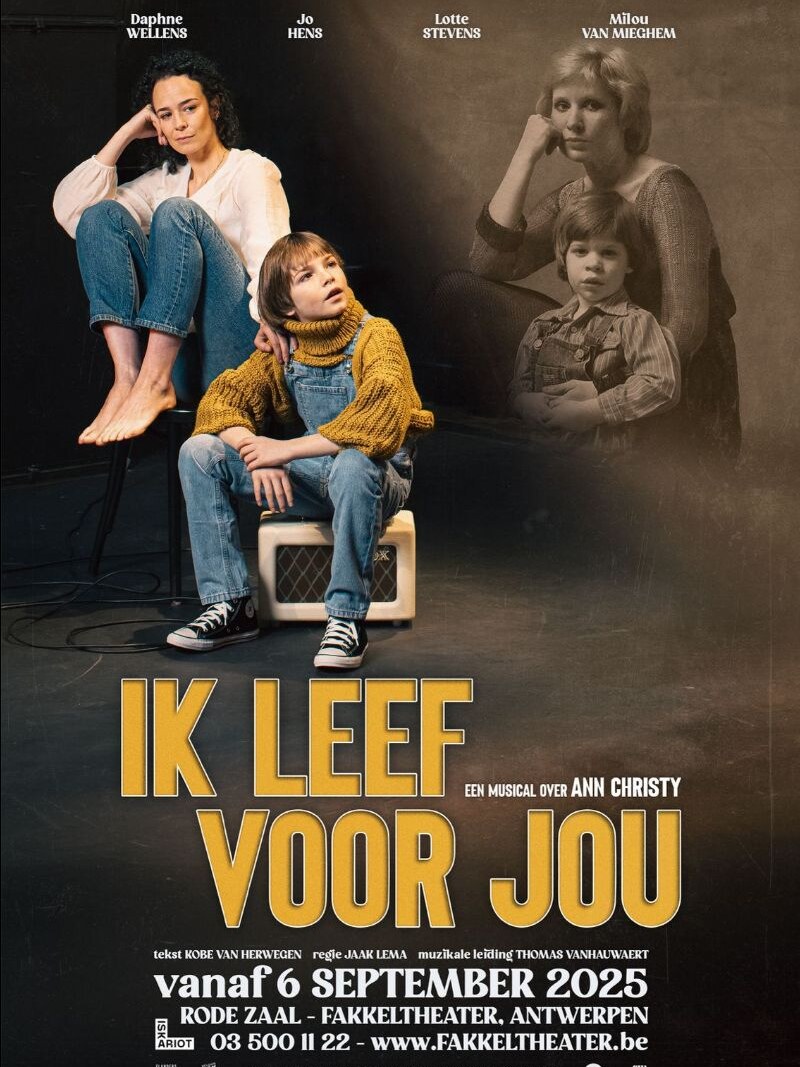 Eerste scriptlezing en de gloednieuwe affiche voor 'IK LEEF VOOR JOU - een musical over Ann Christy' is een feit.