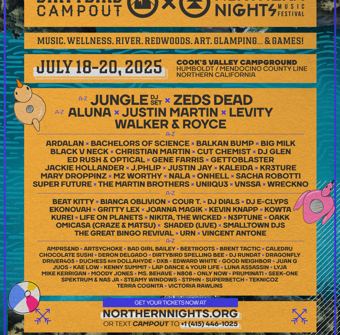 Dirtybird Campout and Northern Nights Announce Jungle, Zeds Dead, Aluna, Walker & Royce, Levity, Justin Martin, UNIIQU3 + More for 2025 Edition