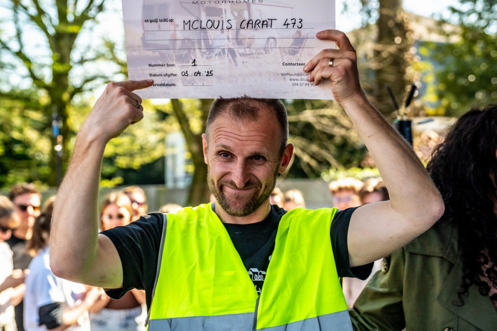 Yoni uit Diest wint de camper van JOE-dj’s Sven Ornelis & Anke Buckinx