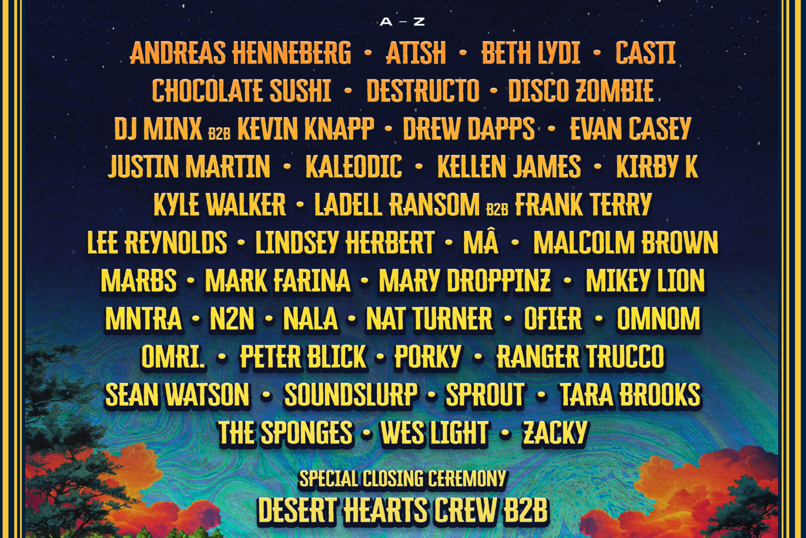 Desert Hearts Festival Announces Justin Martin, Destructo, Mark Farina, Omnom, Kyle Walker, Nala, The Sponges, Mary Droppinz + More for 2025 Lineup