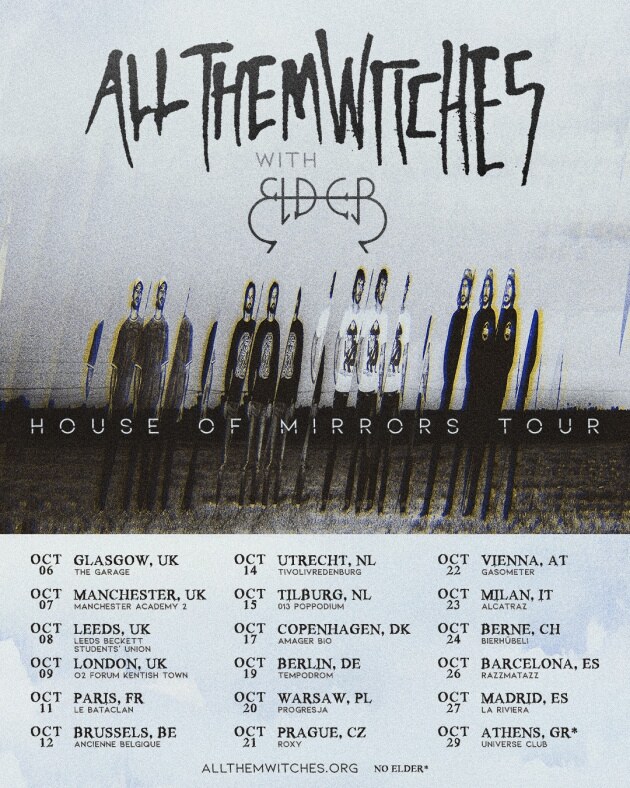 Elder Announce European Tour Dates With ALL THEM WITCHES!