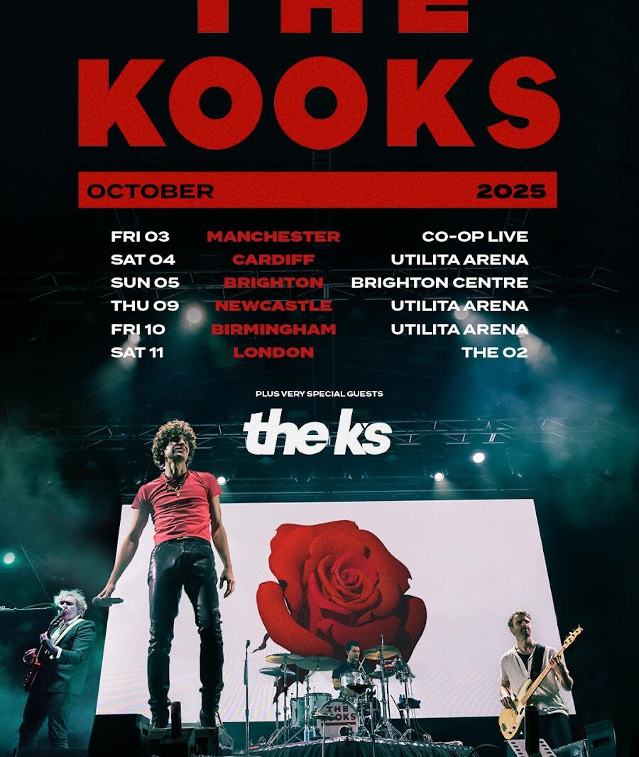 The Kooks have announced a major UK tour, including their biggest ever headline show at London’s The O2 on 11th October