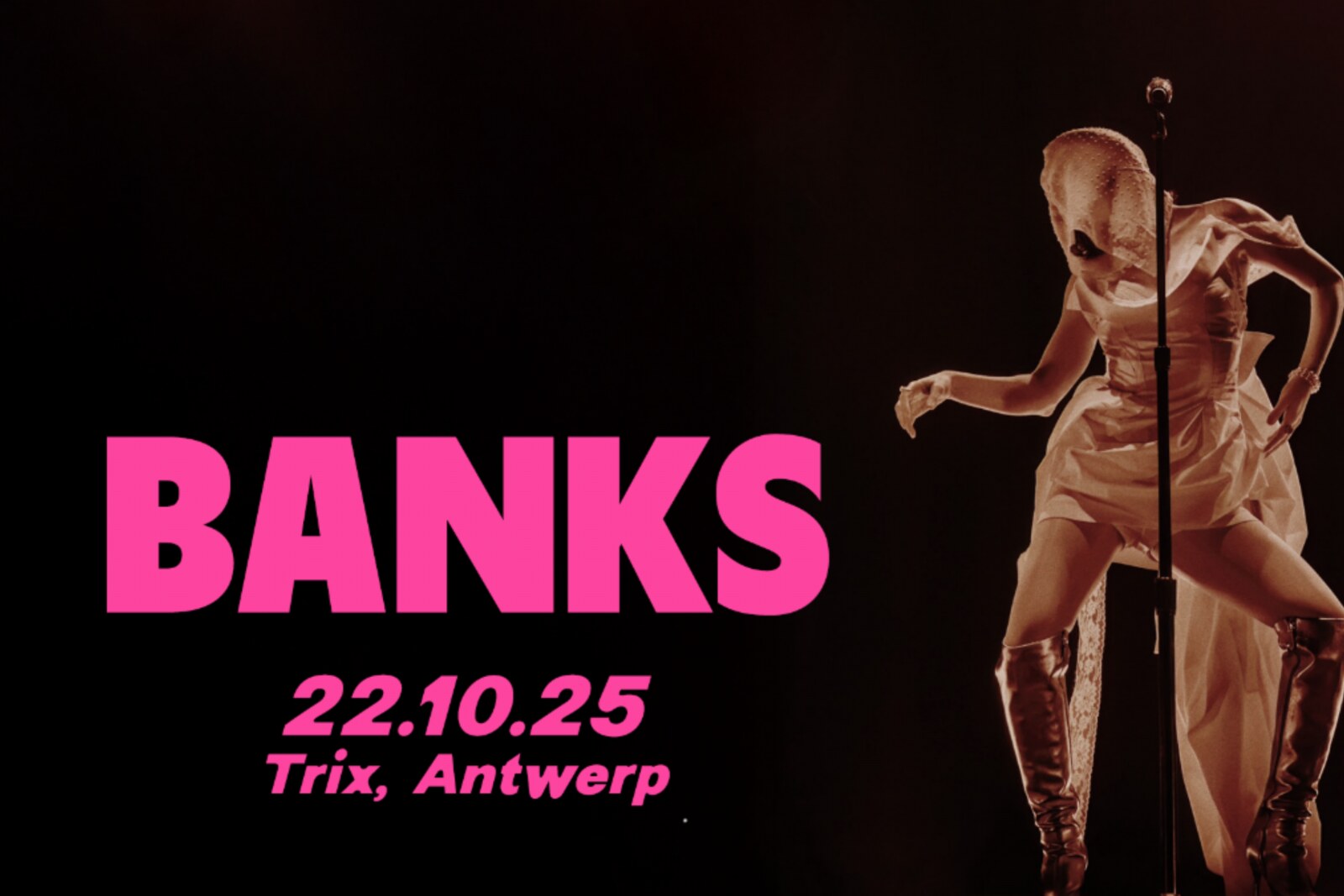 BANKS op woensdag 22 oktober 2025 in Trix