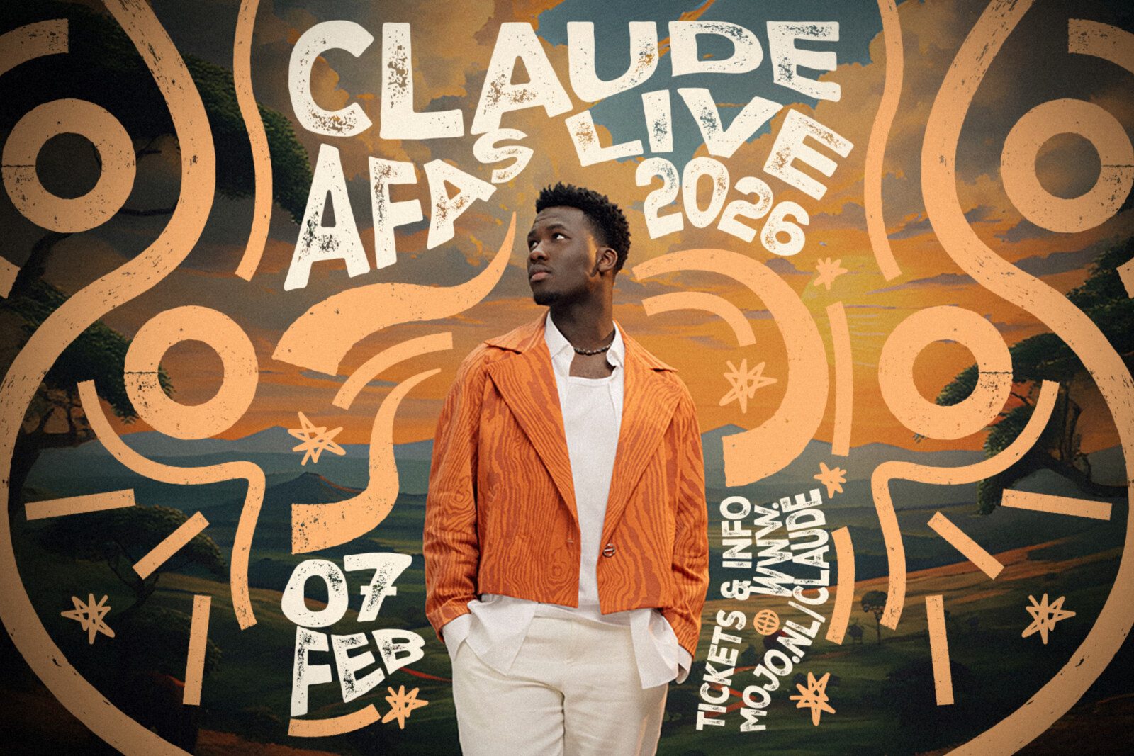 Claude presenteert zijn eerste eigen show in AFAS Live op zaterdag 7 februari