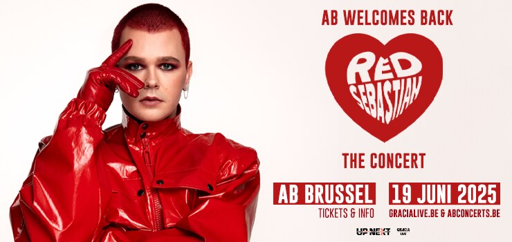 Red Sebastian komt op 19 juni naar de AB voor eerste concert in België na Eurovisiesongfestival! 